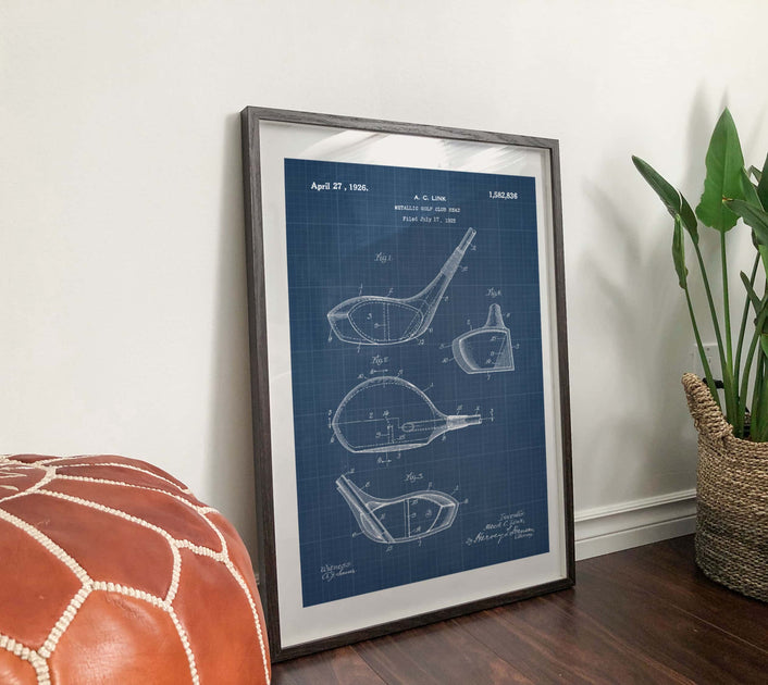 Vintage Golf Patents Set - Printable Digital Download – Pediment Publishing