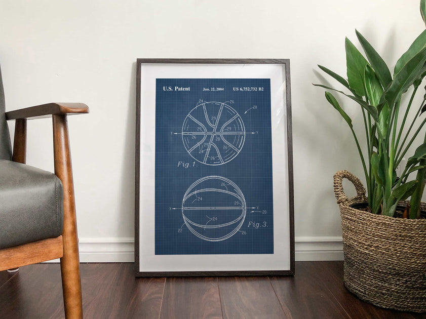Vintage Basketball Patents Set - Printable Digital Download – Pediment Publishing