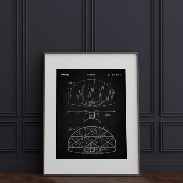 Vintage Basketball Patents Set - Printable Digital Download – Pediment Publishing