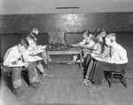 Hearing testing at Emerson School, February 11, 1935. Courtesy Wisconsin Historical Society, Image ID 16074