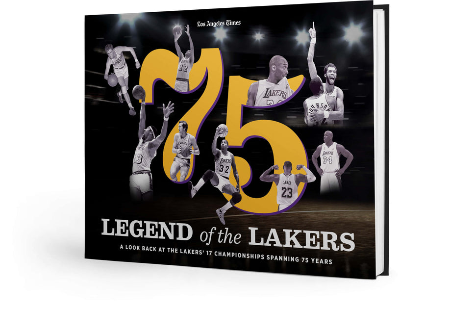 75 Years of Lakers Basketball in a Hardcover Collector's Book