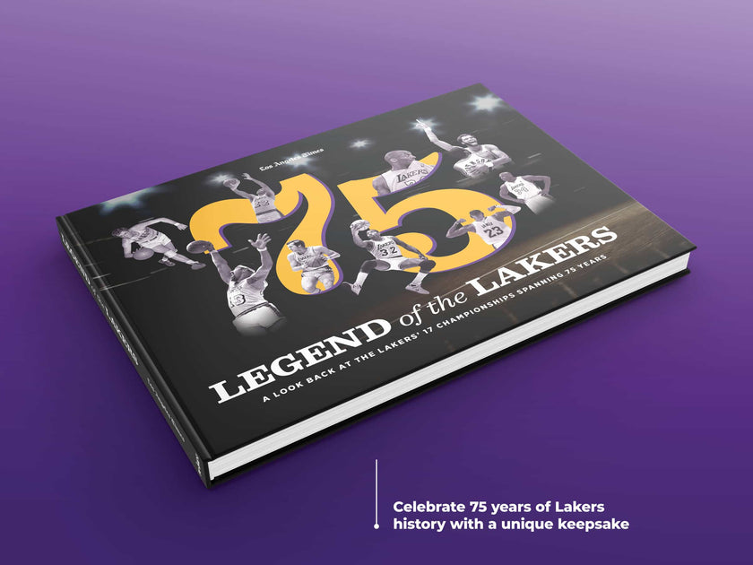 75 Years of Lakers Basketball in a Hardcover Collector's Book