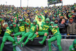 Oregon players pose for pictures with fans before the 123rd edition of the Civil War football game at Autzen Stadium in Eugene. Courtesy The Oregonian / Sean Meagher