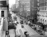 An elevated view of Southwest Broadway in the 1930s. Courtesy Pierre KASSAB, KASSAB Jewelers