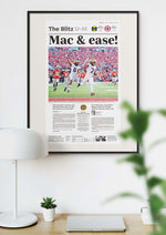 Mac & Ease: 2022 Michigan vs Ohio State Front Page Poster