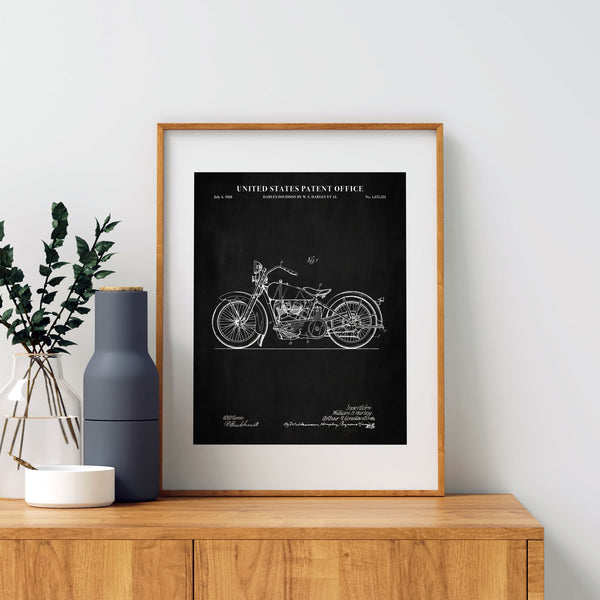 Harley-Davidson Patent Wall Art