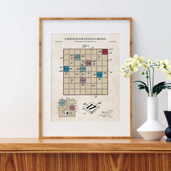 Printable Download: Scrabble Patent