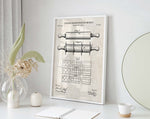 Rolling Pin Patent Wall Art