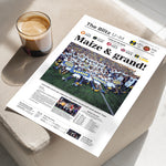 Michigan Wolverines 1,000th Win Front Page Wall Art