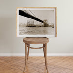 New York Under Brooklyn Bridge 1903 Wall Art