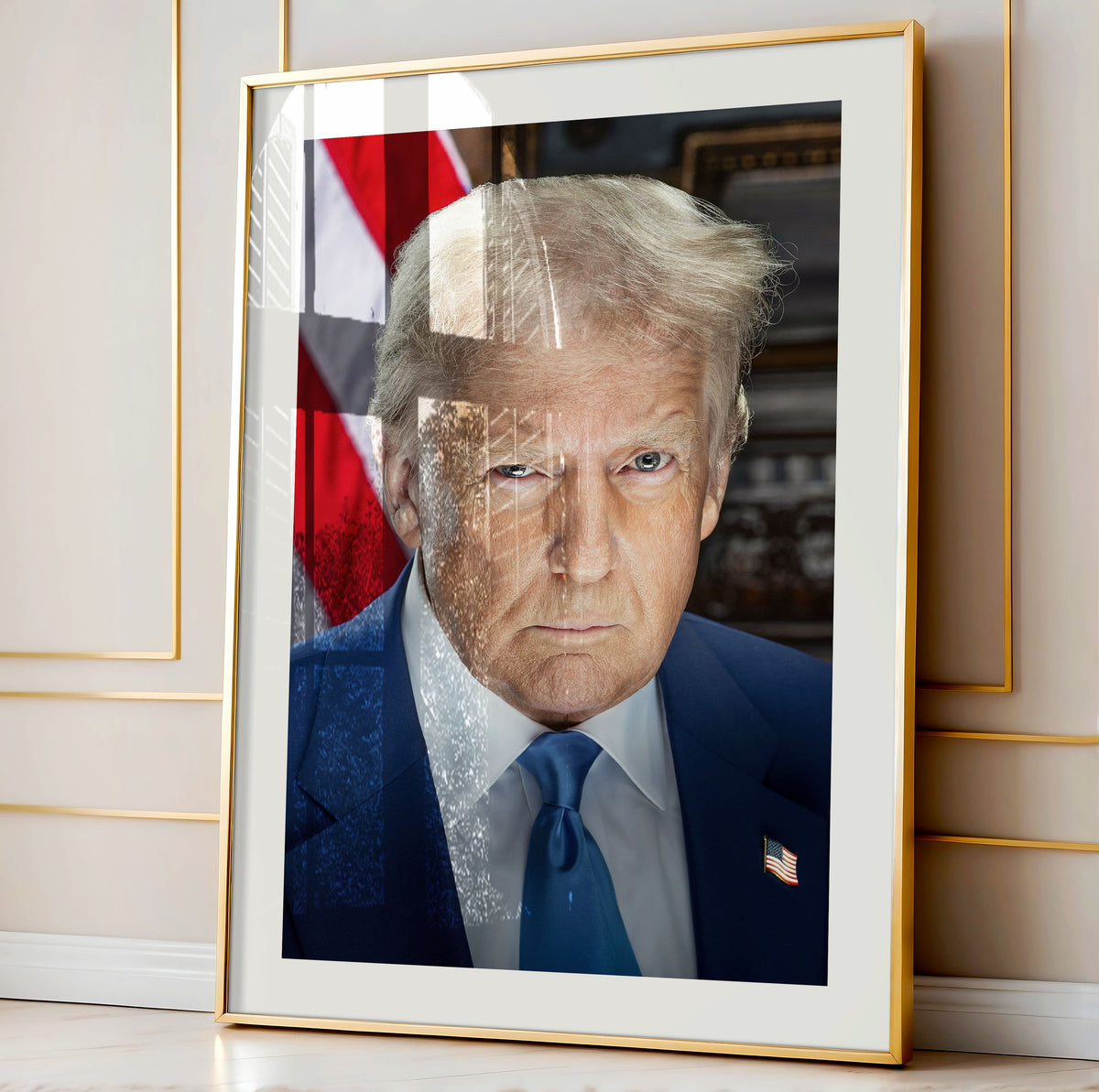 President Donald Trump White House Portrait Wall Art
