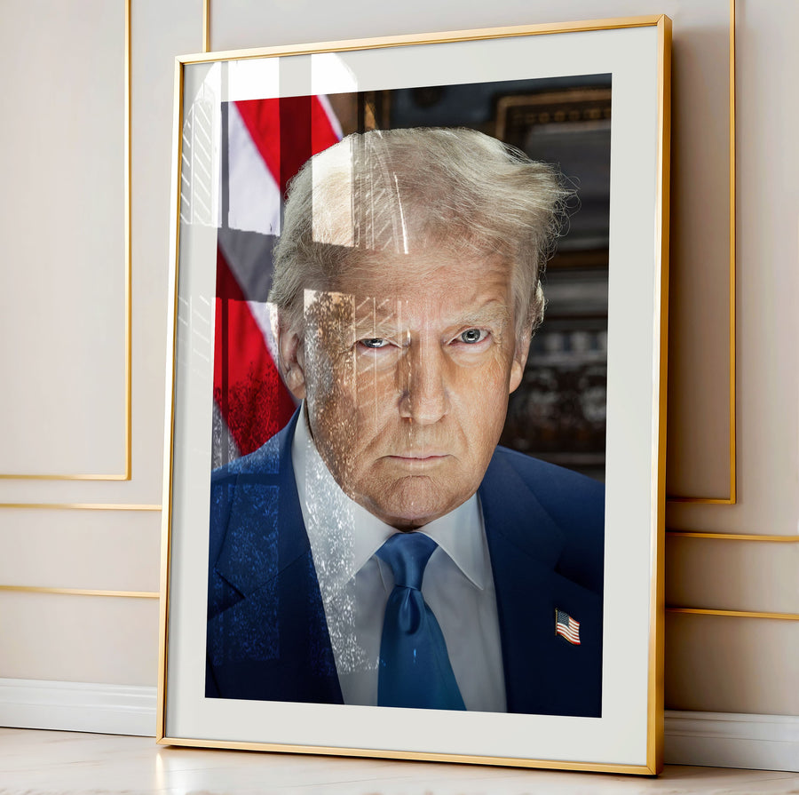 President Donald Trump White House Portrait Wall Art