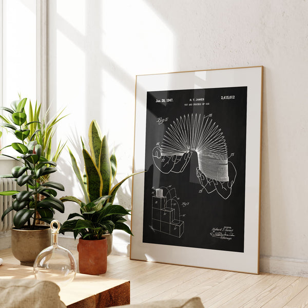 Slinky Patent Poster