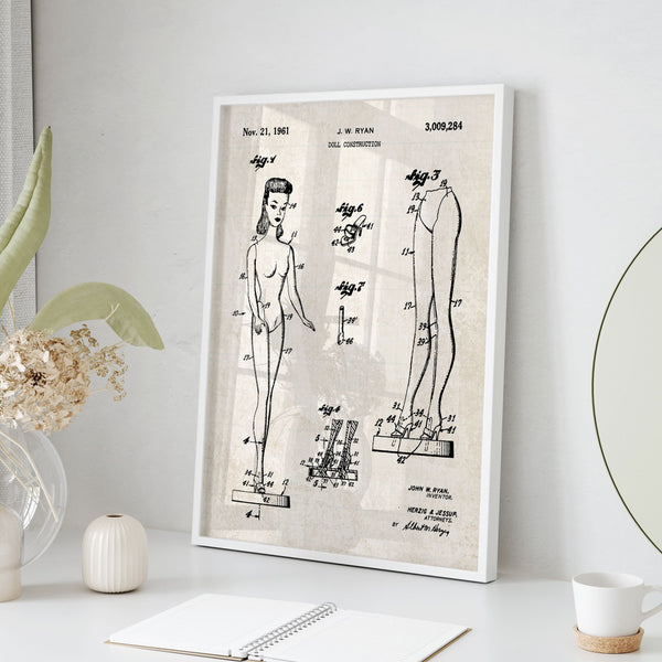 Doll Patent Poster