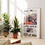 Oklahoma State vs. Oklahoma Zero Hour Front Page Wall Art