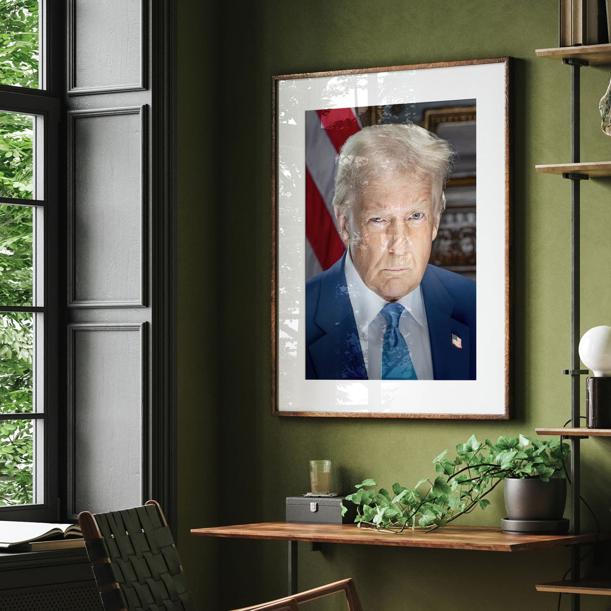 President Donald Trump White House Portrait Wall Art