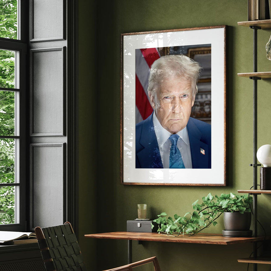 President Donald Trump White House Portrait Wall Art