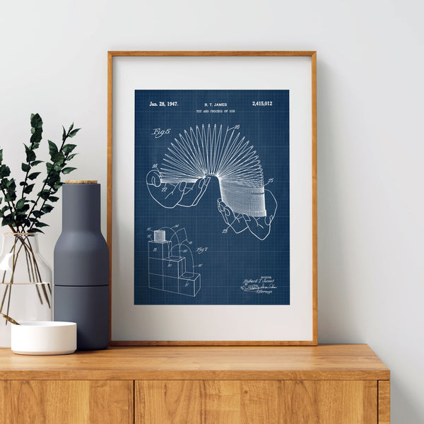 Slinky Patent Poster