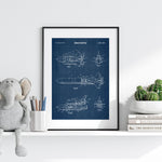 Space Shuttle Patent Wall Art