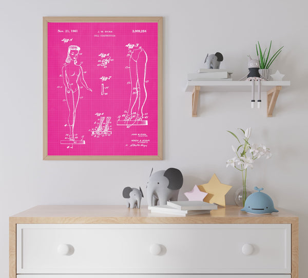 Doll Patent Poster