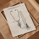 Stethoscope Patent Wall Art