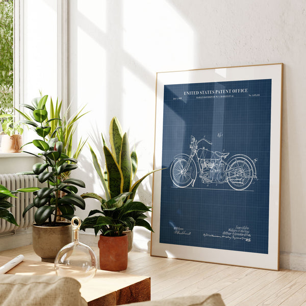 Harley-Davidson Patent Wall Art