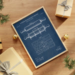 Rolling Pin Patent Wall Art