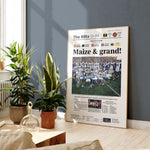 Michigan Wolverines 1,000th Win Front Page Wall Art