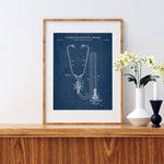 Stethoscope Patent Wall Art