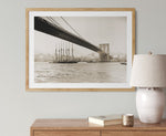 New York Under Brooklyn Bridge 1903 Wall Art