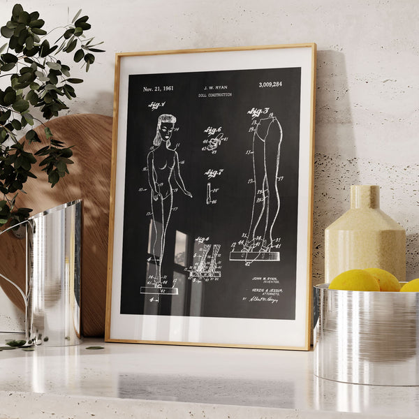 Doll Patent Poster