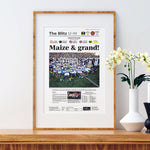 Michigan Wolverines 1,000th Win Front Page Wall Art