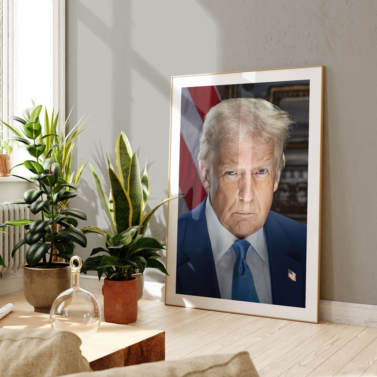 President Donald Trump White House Portrait Wall Art