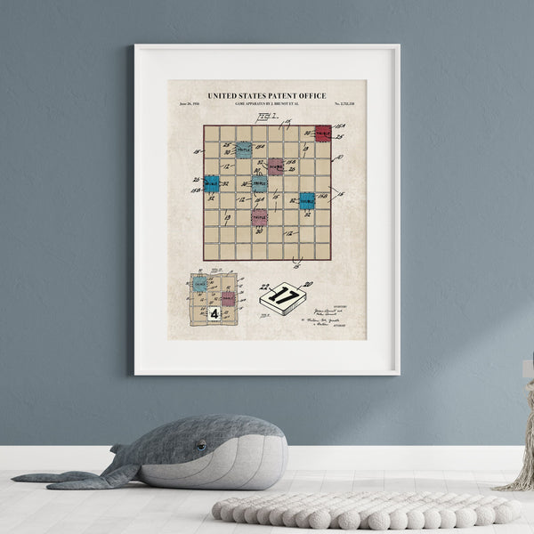 Printable Download: Scrabble Patent