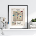 Scrabble Patent Wall Art