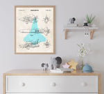 Space Shuttle Patent Wall Art