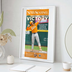 Tennessee Volunteers 2024 College World Series Victory Front Page