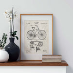 Bicycle Patent Poster