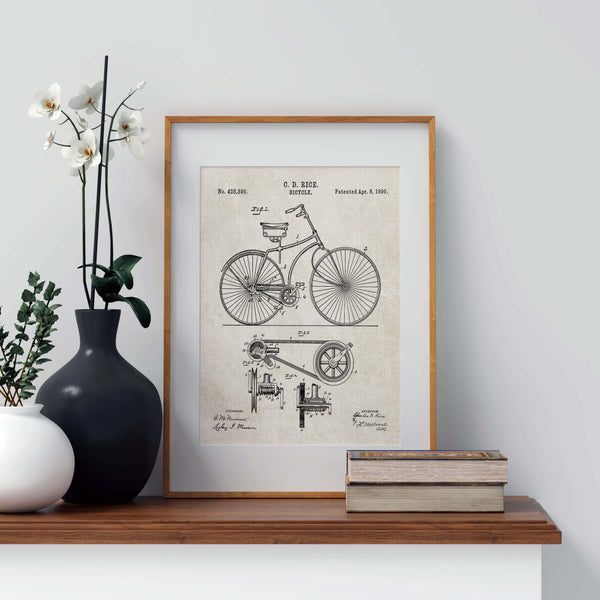 Bicycle Patent Poster