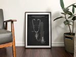 Stethoscope Patent Wall Art