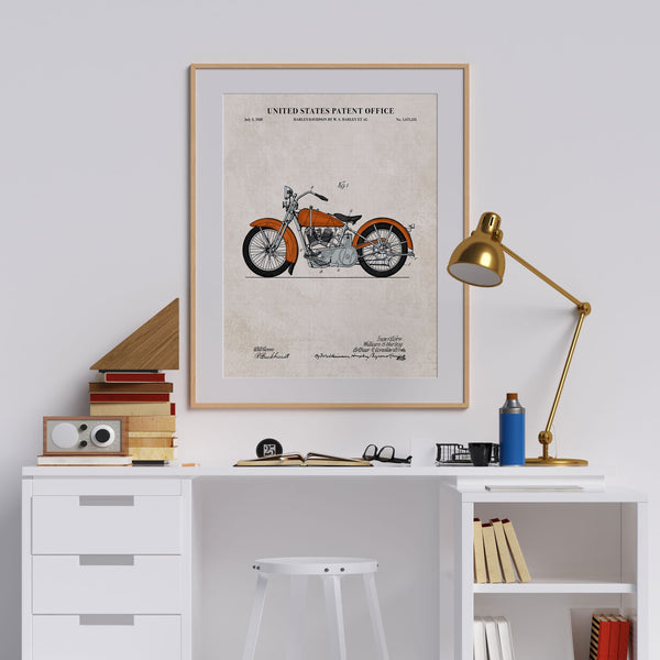 Harley-Davidson Patent Wall Art