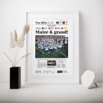 Michigan Wolverines 1,000th Win Front Page Wall Art