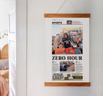 Oklahoma State vs. Oklahoma Zero Hour Front Page Wall Art