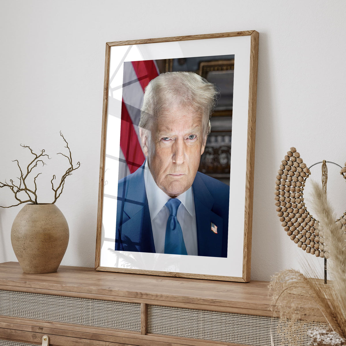 President Donald Trump White House Portrait Wall Art