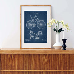 Bicycle Patent Poster Cover