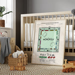 Monopoly Board Game Patent Wall Art