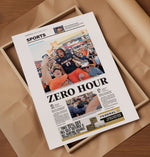 Oklahoma State vs. Oklahoma Zero Hour Front Page Wall Art