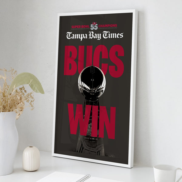 Tampa Bay Buccaneers Super Bowl LV Champions Commemorative Print