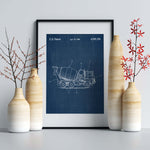 Construction Vehicle Cement Mixer Patent Wall Art