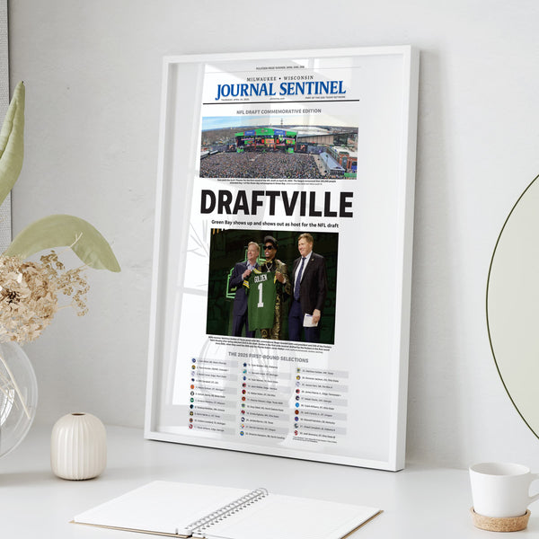 Green Bay Draftville 2025 NFL Draft Milwaukee Journal Sentinel Front Page